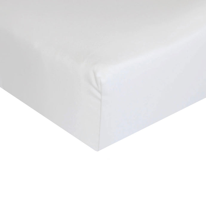 Egyptian Cotton Cot Fitted Sheet - white - Babes & Kids Cot Baby Bedding