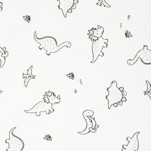 little acorn | Dinosaur Cot Fitted Sheet - Babes & Kids Cot Baby Bedding