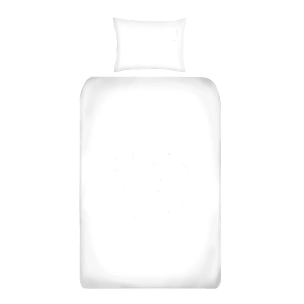 Baby Bedding White cot duvet cover set Babes & Kids Cot Sheets