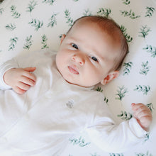 Moegs & Me. - Sage Leaf Cot Fitted Sheet