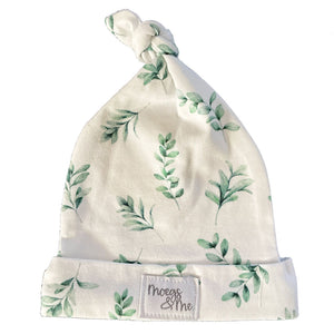 Baby Swaddle Blanket and Beanie Set - Sage Leaf