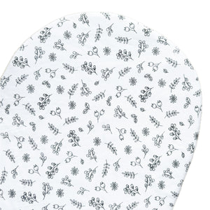 little acorn |  2 in 1 Moses Basket Fitted Sheet / Changing Mat Cover - Floral