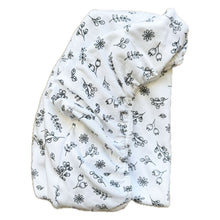 little acorn |  2 in 1 Moses Basket Fitted Sheet / Changing Mat Cover - Floral
