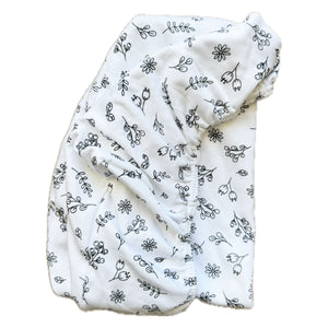 little acorn |  2 in 1 Moses Basket Fitted Sheet / Changing Mat Cover - Floral