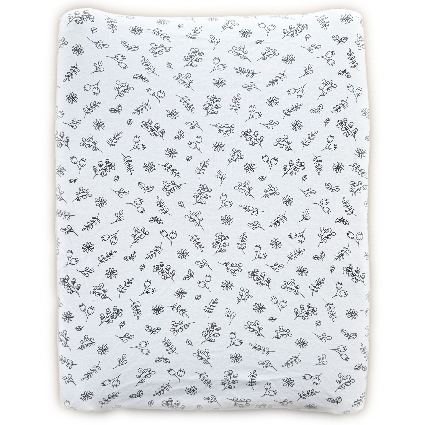 little acorn |  2 in 1 Moses Basket Fitted Sheet / Changing Mat Cover - Floral