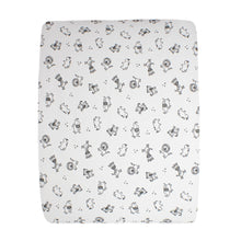 little acorn | 2 in 1 Moses Basket Fitted Sheet / Changing Mat Cover - African Animals