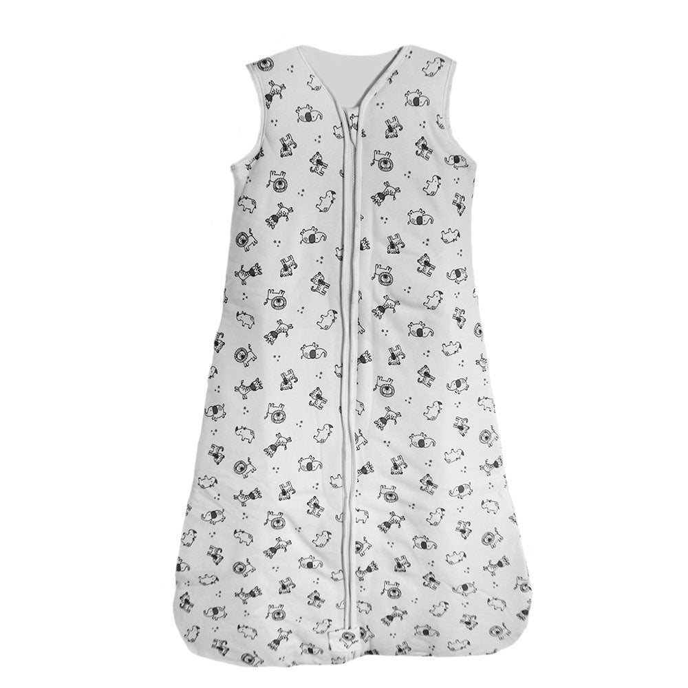 little acorn | Cotton African Animals Baby Sleeping Bag - 2.5 TOG