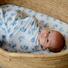 Baby Swaddle Blanket and Beanie Set - Agapanthus