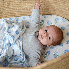 Baby Swaddle Blanket and Beanie Set - Agapanthus