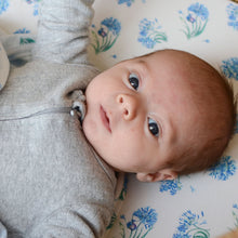 Baby Swaddle Blanket and Headband Set - Agapanthus