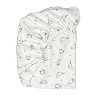 little acorn | Moses Basket Arctic Animals Cot Fitted Sheet