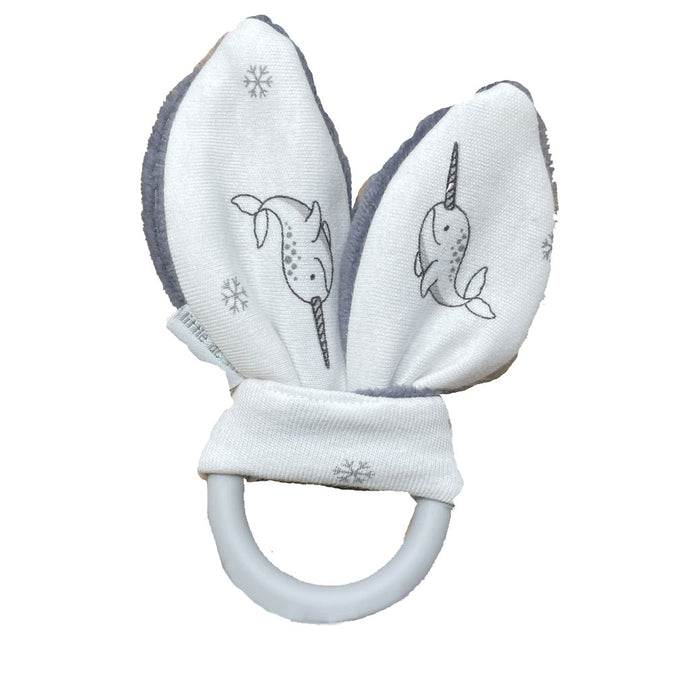 little acorn | Arctic Animals Silicone Teether (grey or white)