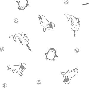 little acorn | Arctic Animals Cot Duvet Cover Set