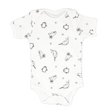 little acorn - Short Sleeve Arctic Animals Onsie  / Bodysuit
