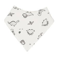 little acorn | Waterproof Dinosaurs Bandana Dribble Bib