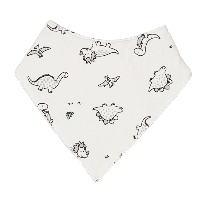 little acorn | Waterproof Dinosaurs Bandana Dribble Bib