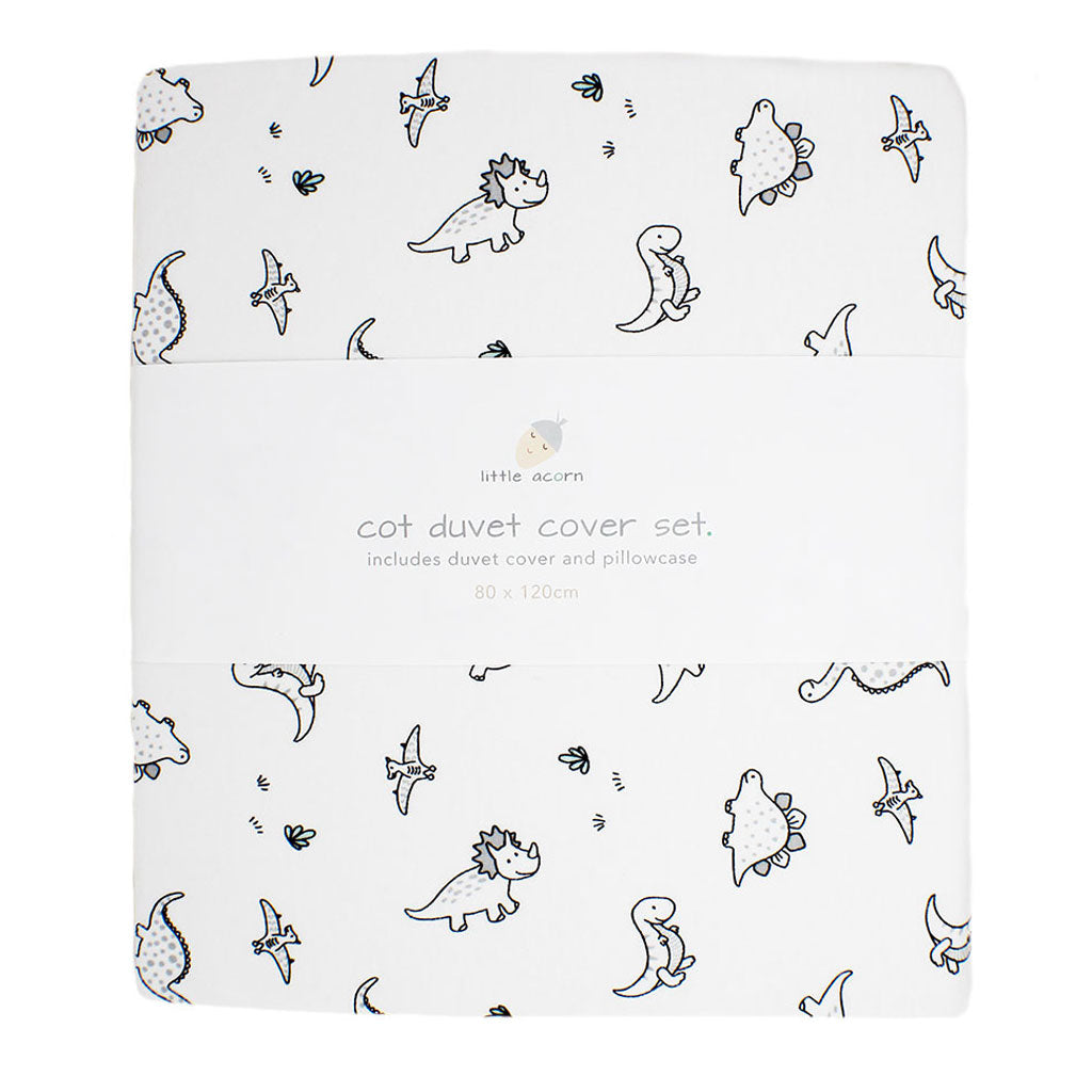 little acorn | Dinosaurs Cot Duvet Cover Set