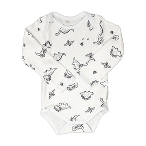 little acorn - Long Sleeve Dinosaur Onsie  / Bodysuit