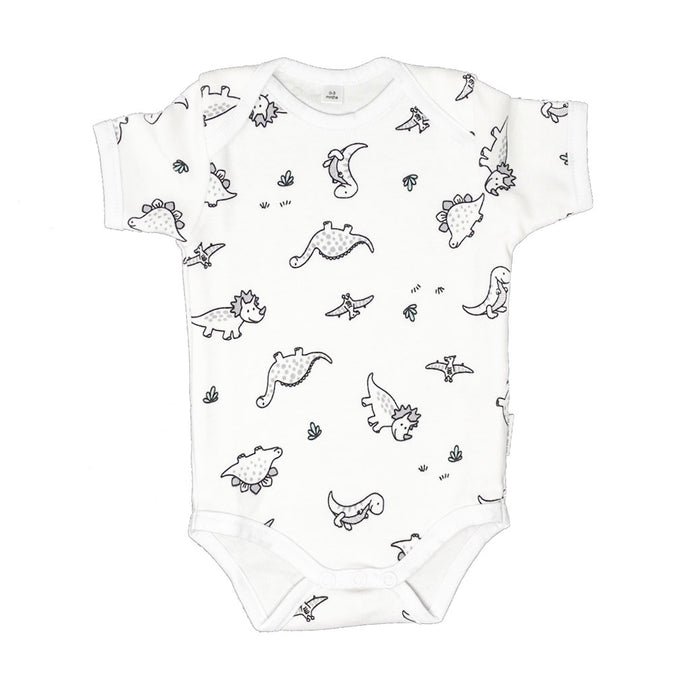 little acorn - Short Sleeve Dinosaur Onsie  / Bodysuit