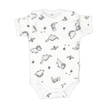 little acorn - Short Sleeve Dinosaur Onsie  / Bodysuit