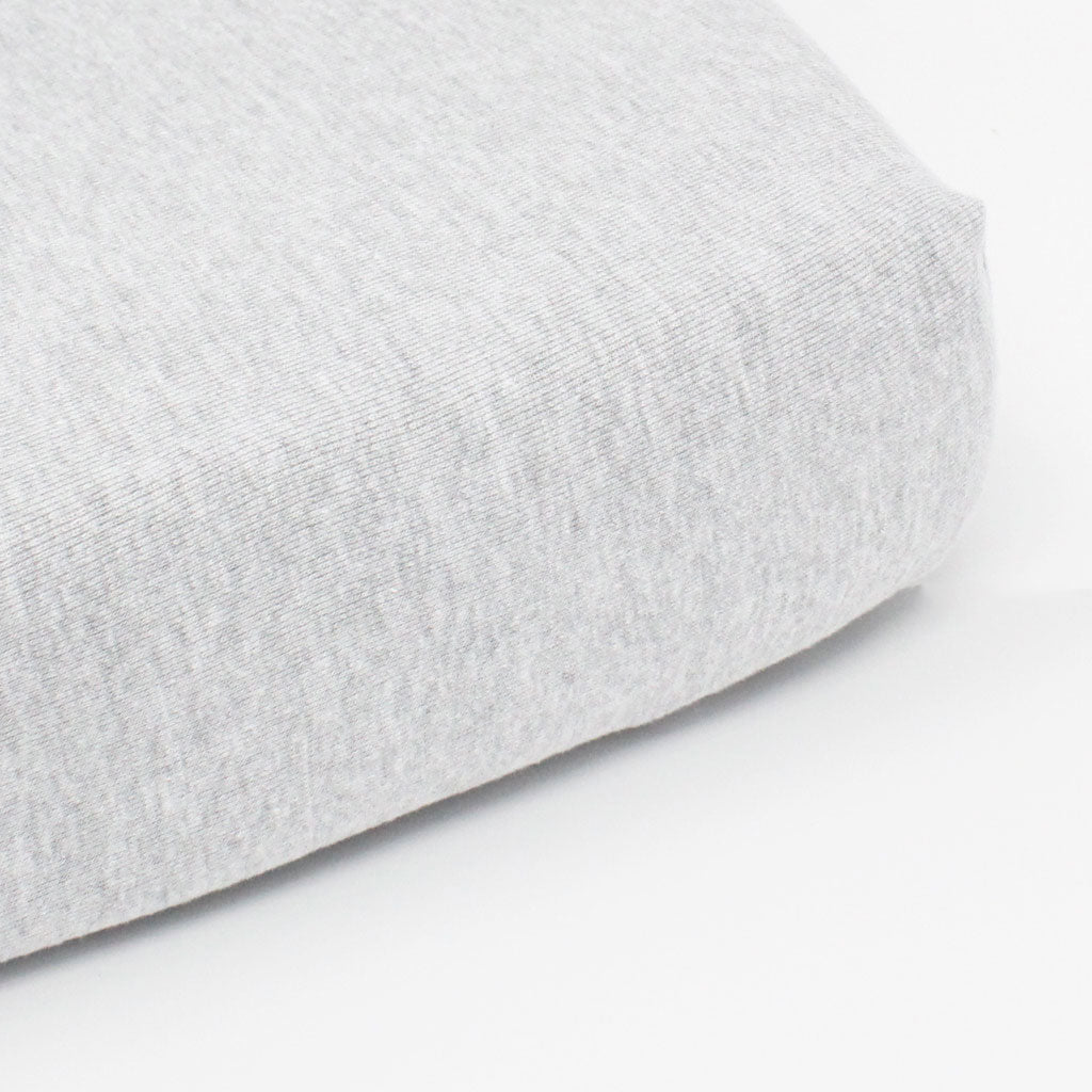 little acorn | Dove Grey Melange Cot Fitted Sheet