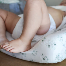 Moegs & Me | 2 in 1 Moses Basket Fitted Sheet / Changing Mat Cover - Eucalyptus