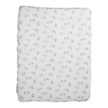 Moegs & Me | 2 in 1 Moses Basket Fitted Sheet / Changing Mat Cover - Eucalyptus