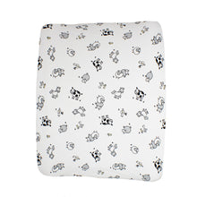 little acorn | 2 in 1 Moses Basket Fitted Sheet / Changing Mat Cover - Farm Animals