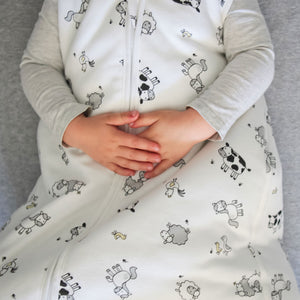 100% Cotton Farmyard Summer Baby Sleeping Bag