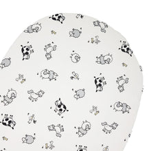 little acorn | Moses Basket Farmyard Cot Fitted Sheet - Babes & Kids Cot Baby Bedding