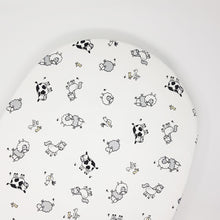 little acorn | Moses Basket Farmyard Cot Fitted Sheet - Babes & Kids Cot Baby Bedding