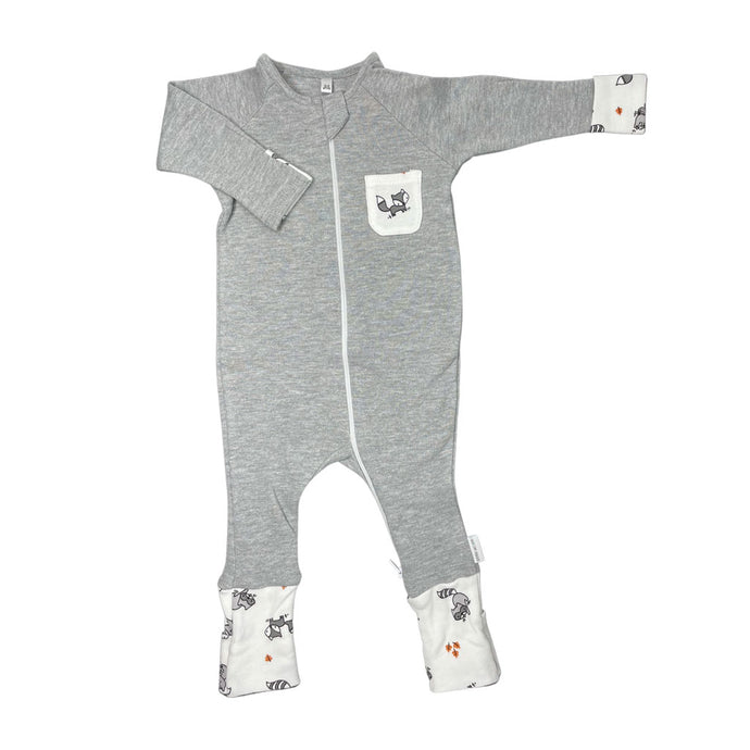 little acorn | *Limited edition* Grey Melange Woodland Animals Zippy Grow