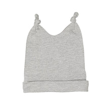 little acorn | Grey Melange Cotton Baby Beanie