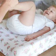 Moegs & Me | 2 in 1 Moses Basket Fitted Sheet / Changing Mat Cover - King Protea