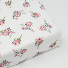 Moegs & Me. - King Protea Cot Fitted Sheet