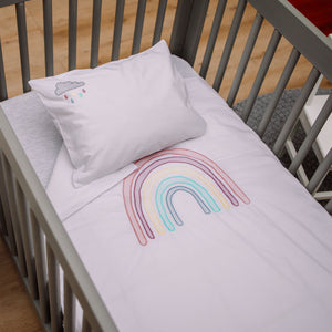 Baby Basics | Rainbow Cot Duvet Set