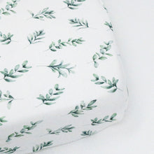 Moegs & Me. - Sage Leaf Cot Fitted Sheet