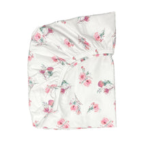 Moegs & Me | 2 in 1 Moses Basket Fitted Sheet / Changing Mat Cover - Pincushion Protea