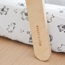 little acorn | 2 in 1 Moses Basket Fitted Sheet / Changing Mat Cover - African Animals