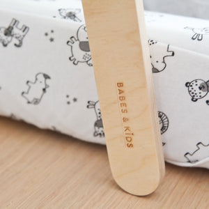 little acorn | 2 in 1 Moses Basket Fitted Sheet / Changing Mat Cover - African Animals