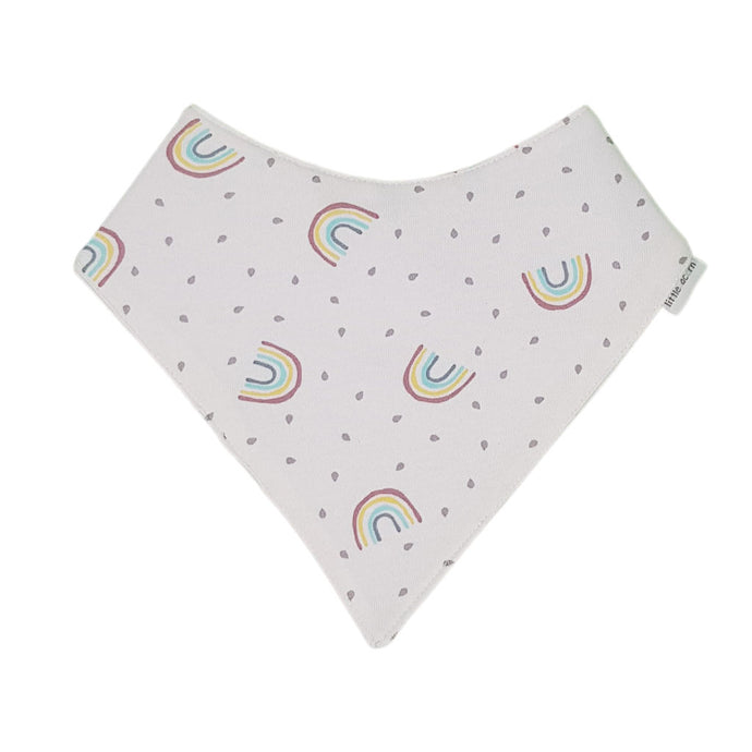 little acorn | Rainbows Waterproof Bandana Dribble Bib