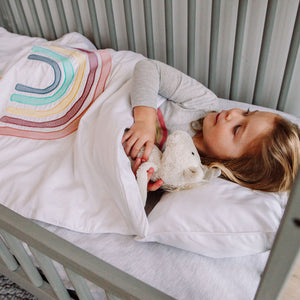 Rainbow Cot Duvet Cover Set