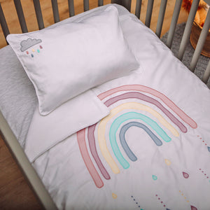 Rainbow Cot Duvet Cover Set