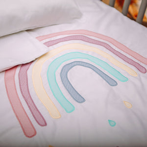 Rainbow Cot Duvet Cover Set