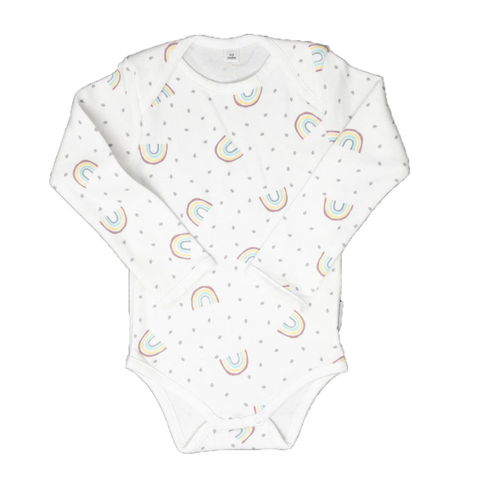 little acorn - Long Sleeve Rainbows Onsie  / Bodysuit