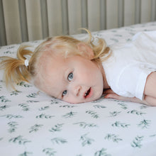 Moegs & Me. - Sage Leaf Cot Fitted Sheet