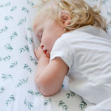 Moegs & Me. - Sage Leaf Cot Fitted Sheet