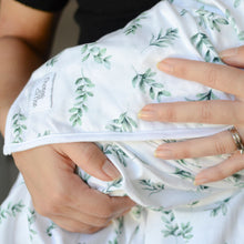 Baby Swaddle Blanket and Headband Set - Sage Leaf