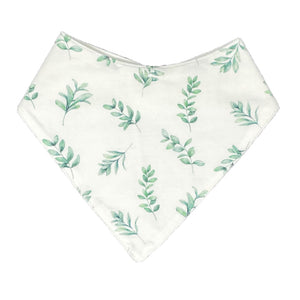 Waterproof Baby Bib - 2 pack -  Sage Leaf & Eucalyptus