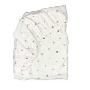 little acorn | Triangles Cot Fitted Sheet
